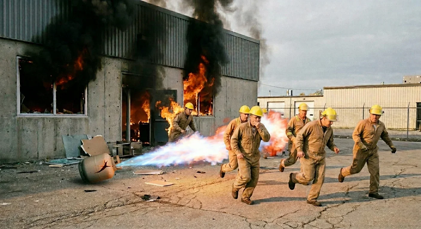 INCENDIO PROVOCADO POR ELECTRICIDAD EST&Aacute;TICA