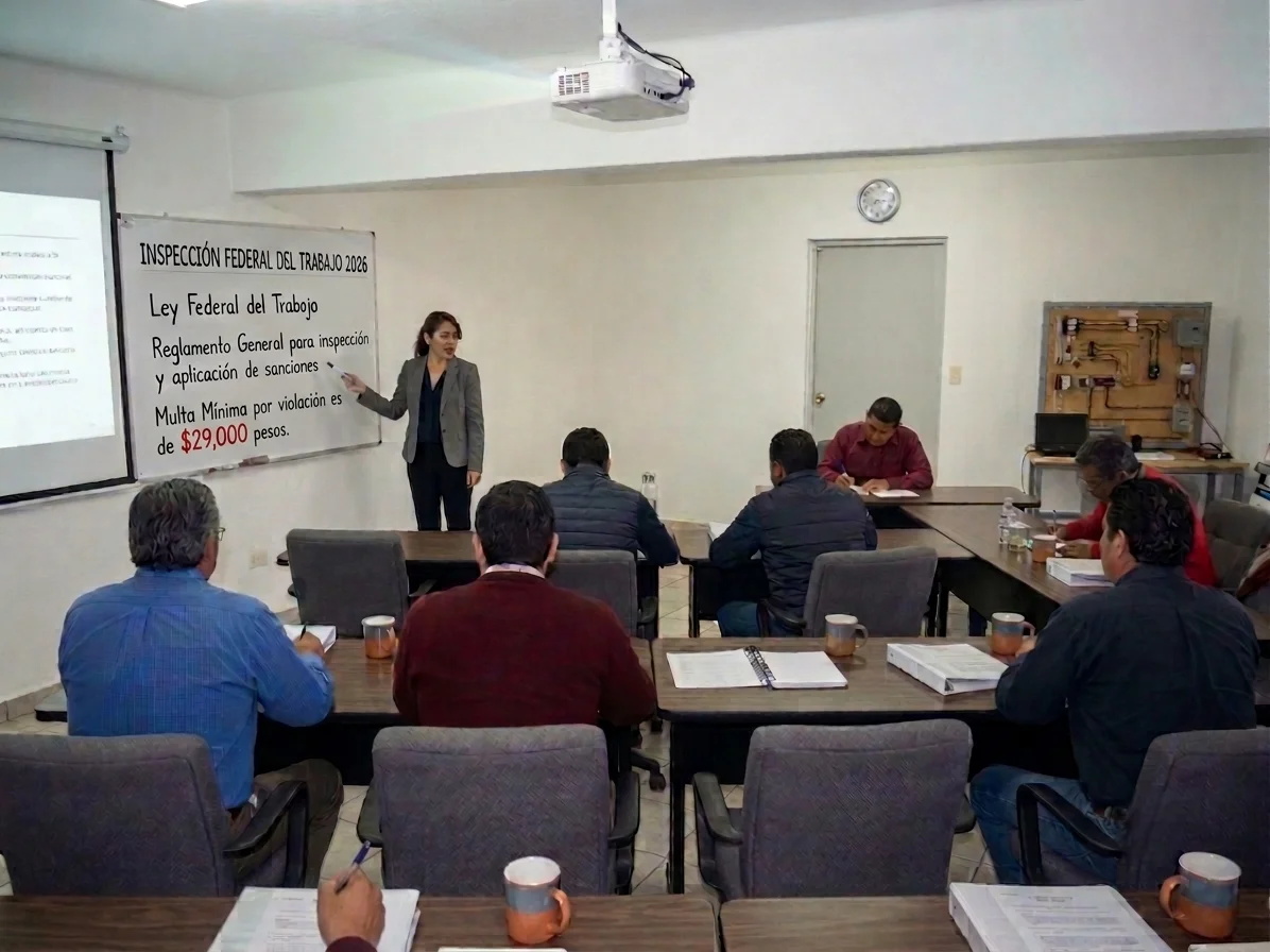 CURSO DE CAPACITACION Y ADIESTRAMIENTO  DE INSPECCI&Oacute;N FEDERAL DEL TRABAJO