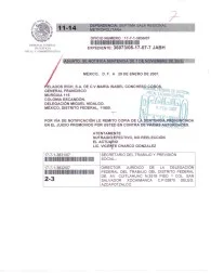 IMPUGNAMOS CUALQUIER MULTA DERIVADA DE UNA INSPECCION, IMPUESTA POR STPS - 55 5218 2352 - www.inspeccion.com.mx NOTIFICACIÓN DE LA RESOLUCION EMITIDA POR EL TRIBUNAL DE JUSTICIA ADMINISTRATIVA