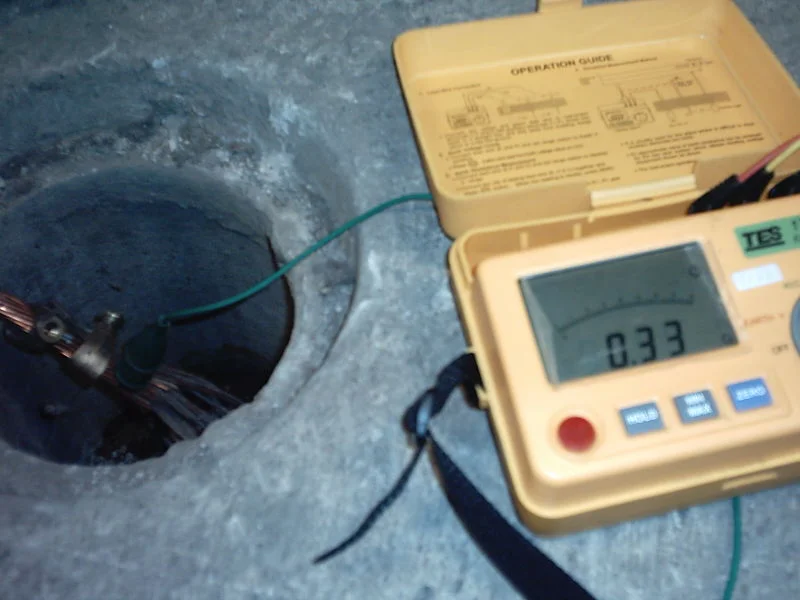 EQUIPO PARA MEDIR RESISTENCIA ELECTRICA DE LOS ELECTRODOS A TIERRA FSICA